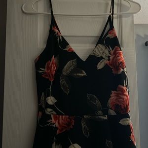 Floral homecoming dress